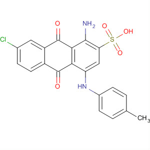 2-Anthracenesulfonic acid,1-amino-7-chloro-9,10-dihydro-4-[(4-methylphenyl)amino]-9,10-dioxo-