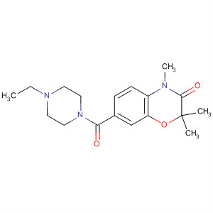 Piperazine,1-[(3,4-dihydro-2,2,4-trimethyl-3-oxo-2H-1,4-benzoxazin-7-yl)carbonyl]-4-ethyl-