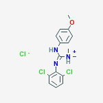 (Z)-[(2,6-dichlorophenyl)imino][(4-methoxyphenyl)amino]-N,N-dimethylmethanaminium chloride
