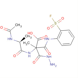 L-Alanine, N-(N-acetyl-L-alanyl)-,2-[[[2-(fluorosulfonyl)phenyl]amino]carbonyl]-2-methylhydrazide