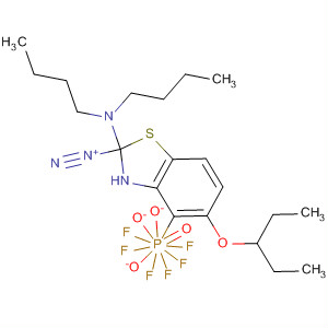 6-Benzothiazolediazonium, 2-(dibutylamino)-5-(1-ethylpropoxy)-,hexafluorophosphate(1-)