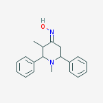 (4Z)-1,3-dimethyl-2,6-diphenylpiperidin-4-one oxime