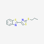 2-[2-(propylsulfanyl)-1,3-thiazol-4-yl]-1,3-benzothiazole