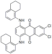 6,7-dichloro-1,4-bis[(5,6,7,8-tetrahydro-1-naphthyl)amino]anthraquinone