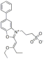 2-(2-ethoxybut-1-enyl)-5-phenyl-3-(3-sulphonatopropyl)benzoxazolium
