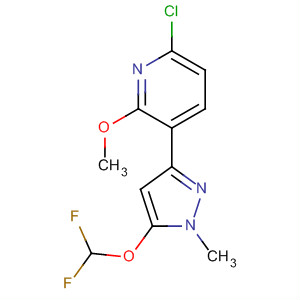 Pyridine,6-chloro-3-[5-(difluoromethoxy)-1-methyl-1H-pyrazol-3-yl]-2-methoxy-