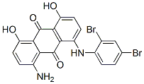 1-amino-8-[(2,4-dibromophenyl)amino]-4,5-dihydroxyanthraquinone
