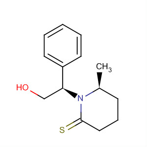 2-Piperidinethione, 1-[(1R)-2-hydroxy-1-phenylethyl]-6-methyl-, (6S)-