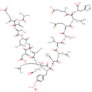 L-Histidine,L-alanyl-L-a-glutamyl-L-alanyl-L-seryl-L-leucyl-L-a-aspartylglycyl-L-seryl-L-arginyl-L-a-glutamyl-O-phosphono-L-tyrosyl-L-valyl-L-asparaginyl-L-valyl-L-seryl-L-glutaminyl-L-a-glutamyl-L-leucyl-