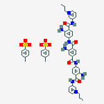 3,3'-{(2-aminobenzene-1,4-diyl)bis[carbonylimino(2-aminobenzene-4,1-diyl)carbonylimino]}bis(1-propylpyridinium) bis(4-methylbenzenesulfonate)