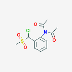 N-ACETYL-N-[2-(CHLORO-METHYLSULFONYL-METHYL)PHENYL]ACETAMIDE