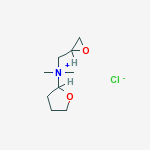 N,N-dimethyl-N-(oxiran-2-ylmethyl)tetrahydrofuran-2-aminium chloride