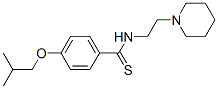 p-Isobutoxy-N-(2-piperidinoethyl)benzothioamide