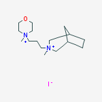 3-methyl-3-[3-(4-methylmorpholin-4-ium-4-yl)propyl]-3-azoniabicyclo[3.2.1]octane