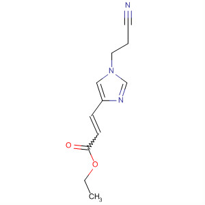 2-Propenoic acid, 3-[1-(2-cyanoethyl)-1H-imidazol-4-yl]-, ethyl ester