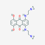 1,4-bis[2-(aziridin-1-yl)ethylamino]-5,8-dihydroxyanthracene-9,10-dione