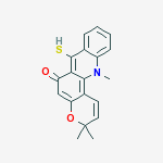 3,3,12-trimethyl-7-sulfanyl-3,12-dihydro-6H-pyrano[2,3-c]acridin-6-one