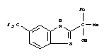 1-phenyl-1-[6-(trifluoromethyl)-1H-benzimidazol-2-yl]ethanol