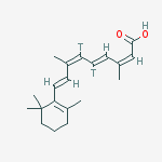 (2z,4e,6z,8e)-3,7-dimethyl-9-(2,6,6-trimethylcyclohexen-1-yl)-5,6-ditritionona-2,4,6,8-tetraenoic Acid