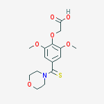 [2,6-dimethoxy-4-(morpholin-4-ylcarbonothioyl)phenoxy]acetic acid