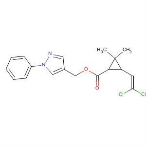 Cyclopropanecarboxylic acid, 3-(2,2-dichloroethenyl)-2,2-dimethyl-,(1-phenyl-1H-pyrazol-4-yl)methyl ester