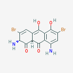 9,10-Anthracenedione, 1,8-diamino-4,5-dihydroxy-, brominated
