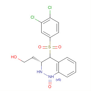 2(1H)-Quinoxalinone,4-[(3,4-dichlorophenyl)sulfonyl]-3,4-dihydro-3-(2-hydroxyethyl)-, (3R)-