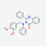 3-[(3,4-dihydroxybenzyl)(phenyl)amino]-2-phenylquinazolin-4(3H)-one