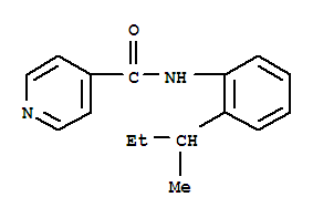 4-Pyridinecarboxamide,N-[2-(1-methylpropyl)phenyl]-