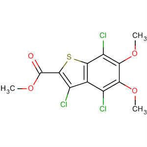 Benzo[b]thiophene-2-carboxylic acid, 3,4,7-trichloro-5,6-dimethoxy-,methyl ester