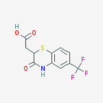 3-OXO-6-(TRIFLUOROMETHYL)-3,4-DIHYDRO-2H-1,4-BENZOTHIAZIN-2-YL]ACETIC ACID
