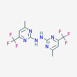 2,2'-hydrazine-1,2-diylbis[4-methyl-6-(trifluoromethyl)pyrimidine]