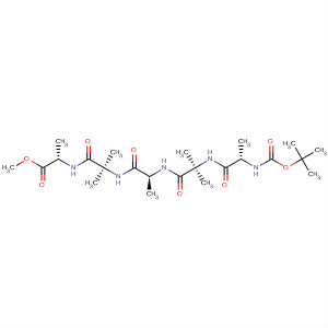 L-Alanine,N-[N-[N-[N-[N-[(1,1-dimethylethoxy)carbonyl]-L-alanyl]-2-methylalanyl]-L-alanyl]-2-methylalanyl]-, methyl ester