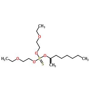 O,O-bis(2-ethoxyethyl) O-(1-methylheptyl) thiophosphate