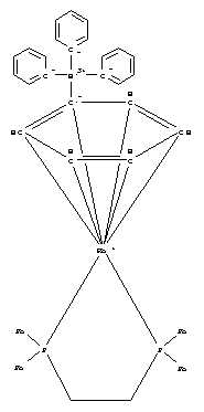 Rhodium,[1,1'-(1,2-ethanediyl)bis[1,1-diphenylphosphine-kP]][m-(h6-phenyl-kC)](triphenylboron)-