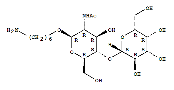 .beta.-D-Glucopyranoside, 6-aminohexyl 2-(acetylamino)-2-deoxy-4-O-.beta.-D-galactopyranosyl-