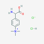 [4-[amino(carboxy)methyl]phenyl]-trimethylazanium