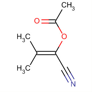 2-Butenenitrile, 2-(acetyloxy)-3-methyl-