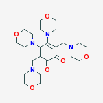 4,5-di(morpholin-4-yl)-3,6-bis(morpholin-4-ylmethyl)cyclohexa-3,5-diene-1,2-dione