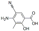 Benzoic acid,4-amino-5-cyano-2-hydroxy-3-methyl-