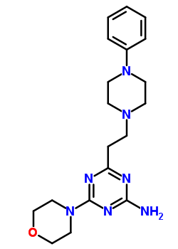 4-(morpholin-4-yl)-6-[2-(4-phenylpiperazin-1-yl)ethyl]-1,3,5-triazin-2-amine