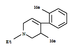 Pyridine,1-ethyl-1,2,3,6-tetrahydro-3-methyl-4-(2-methylphenyl)-
