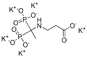 N-(1,1-diphosphonoethyl)-beta-alanine, potassium salt