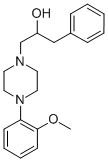 1-Piperazineethanol, alpha-benzyl-4-(o-methoxyphenyl)-