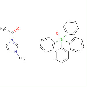 1H-Imidazolium, 1-acetyl-3-methyl-, tetraphenylborate(1-)
