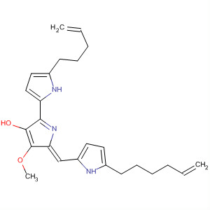 1H-Pyrrole,2-(5-hexenyl)-5-[(Z)-[3-methoxy-5-[5-(4-pentenyl)-1H-pyrrol-2-yl]-2H-pyrrol-2-ylidene]methyl]-