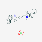 2-[3-(1,3-Dihydro-1,1,3-trimethyl-2H-benz[e]indol-2-ylidene)-1-propen-1-yl]-1,1,3-trimethyl-1H-benz[e]indolium perchlorate