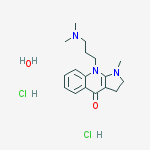 9-[3-(dimethylamino)propyl]-1-methyl-1,2,3,9-tetrahydro-4H-pyrrolo[2,3-b]quinolin-4-one dihydrochloride hydrate