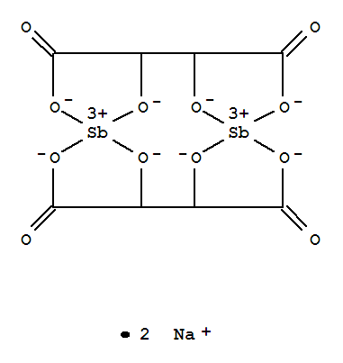 Antimonate(2-), bis[μ-[2,3-di(hydroxy-kO)butanedioato(4-)-kO1:kO4]]di-, disodium, stereoisomer