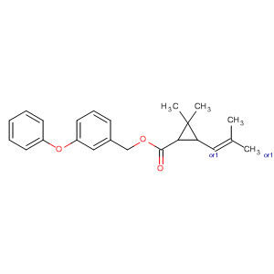 Cyclopropanecarboxylic acid, 2,2-dimethyl-3-(2-methyl-1-propenyl)-,(3-phenoxyphenyl)methyl ester, (1R,3R)-rel-